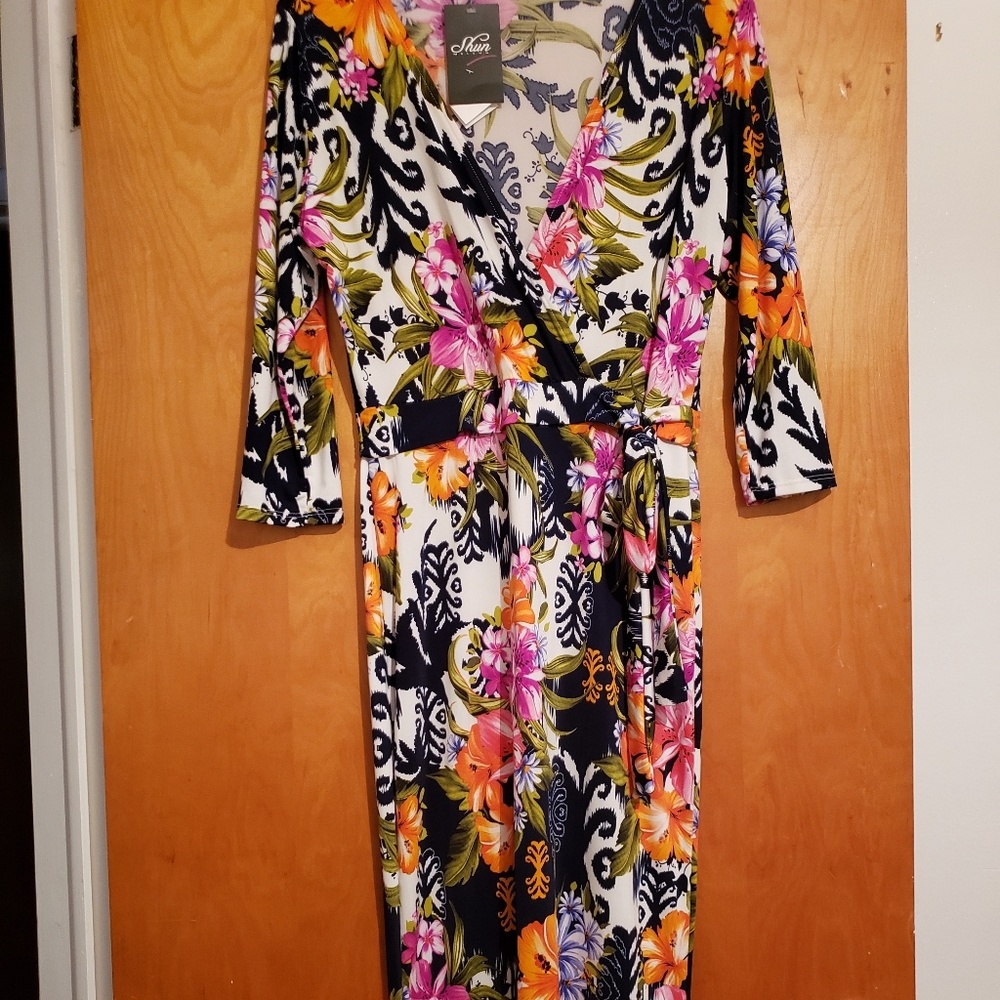 Floral maxi dress